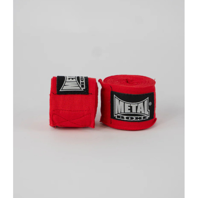Bandaż Bokserski 4.00 Czerwony - Metal Boxe