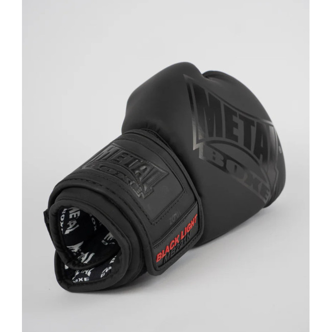 Wettkampfhandschuh Schwarz Matt - Metal Boxe