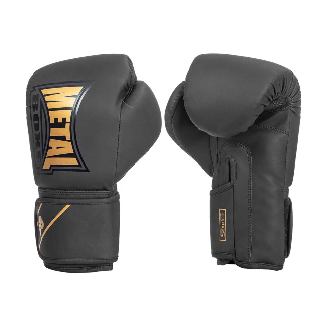 Gant Entrainement Starter Noir/Or - Metal Boxe
