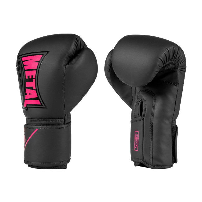 GUANTE DE ENTRENAMIENTO STARTER NEGRO/ROSA - METAL BOXE