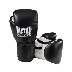 Anfänger-Handschuh Schwarz - Metal Boxe