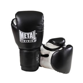 Anfänger-Handschuh Schwarz - Metal Boxe