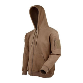 Felpa con cappuccio e zip coyote - Ares
