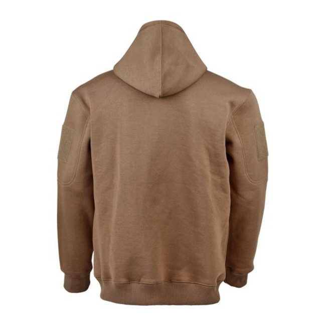 Bluza z kapturem na zamek coyote - Ares