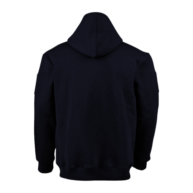 Sudadera con capucha y cremallera azul marino - Ares