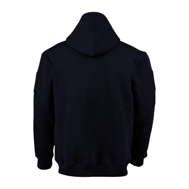 Bluza z kapturem na zamek granatowa - Ares