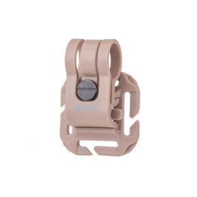 Bevestigingssysteem voor tactische helm en Molle-lussen voor Glo-Toob lamp - Tan - Nextorch