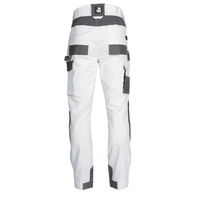 Calça de trabalho LEONARD - Branco - Nine Worths