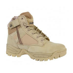 Botas de intervención Megatech Evo 6" con cremallera simple - Beige - CityGuard