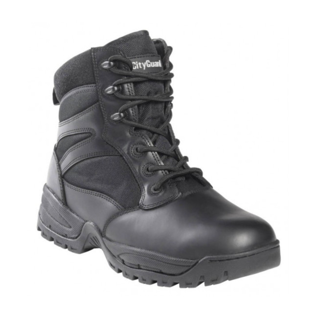 Botas de intervenção Megatech Evo 6" com fecho de correr simples - Preto - CityGuard