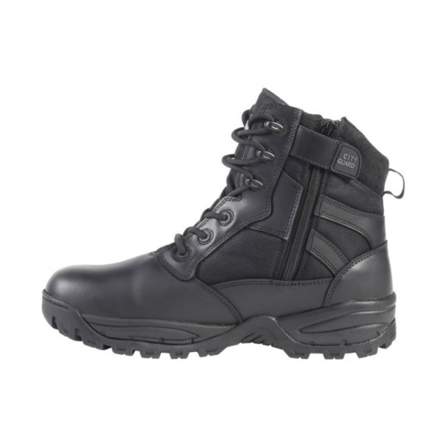 Scarpe d'intervento Megatech Evo 6" con zip singola - Nero - CityGuard