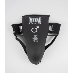 COQUILLA HOMBRE SEMI-PRO NEGRA - METAL BOXE