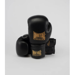 LUVA DE BOXE TREINO GRS PRETA - METAL BOXE