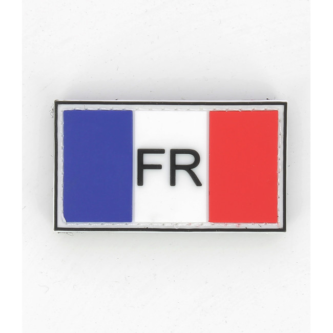 Patch 3D z PVC: mała francuska flaga - 101 Inc