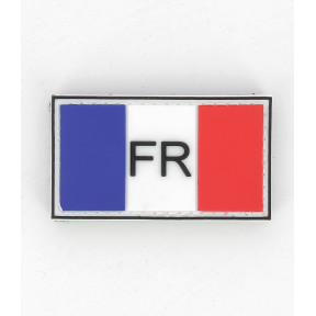 Patch 3D en PVC : petit drapeau français - 101 Inc