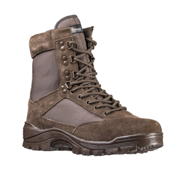 Botas Tactical Zip castanhas - Miltec (46) - Bom estado - Usado