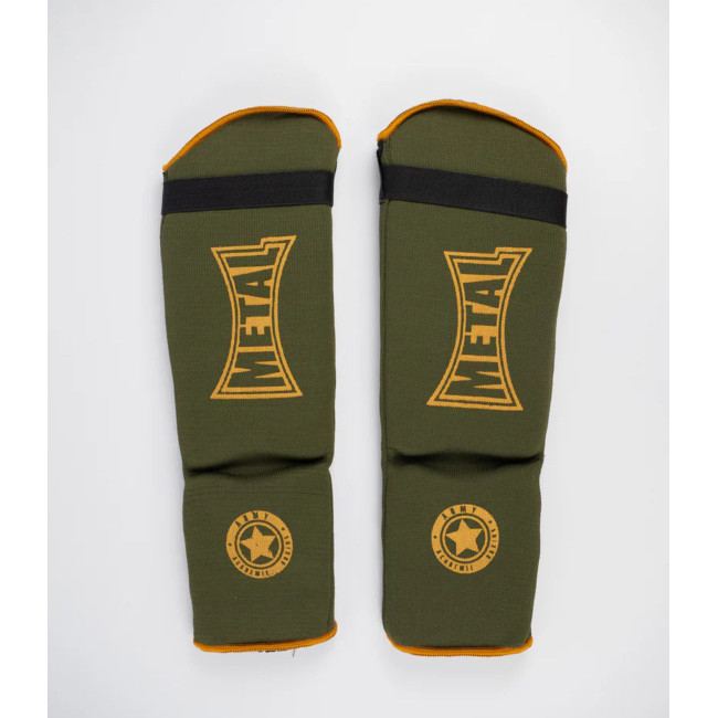 Schienbein- und Fußschutz Baumwolle Elastisch Military - Metal Boxe