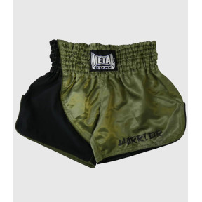 PANTALONCINI KICK WARRIOR NERO/KAKI - METAL BOXE