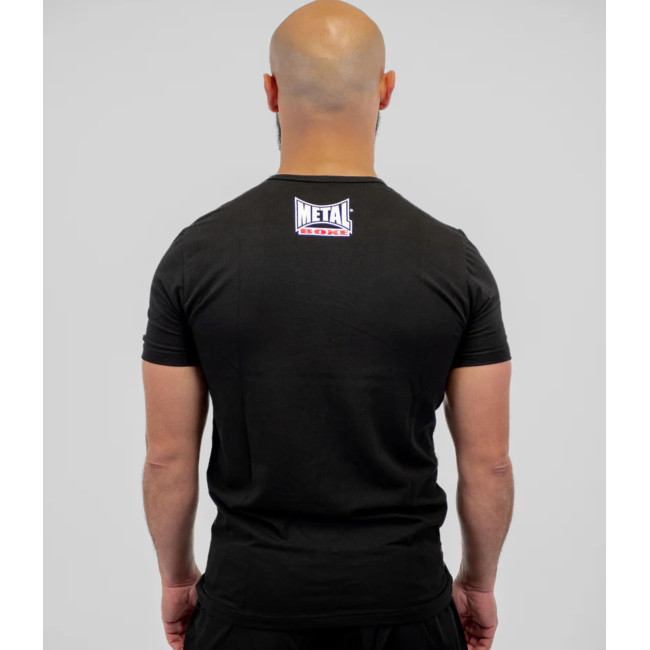 T-SHIRT NEW VISUAL PRETO - METAL BOXE