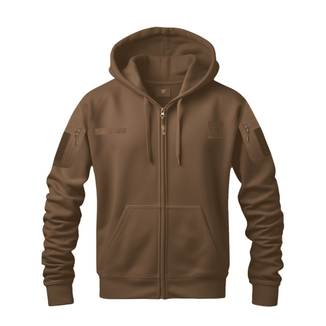 Militärischer SPIDER Sweater coyote mit Reißverschluss - Patrol Equipement