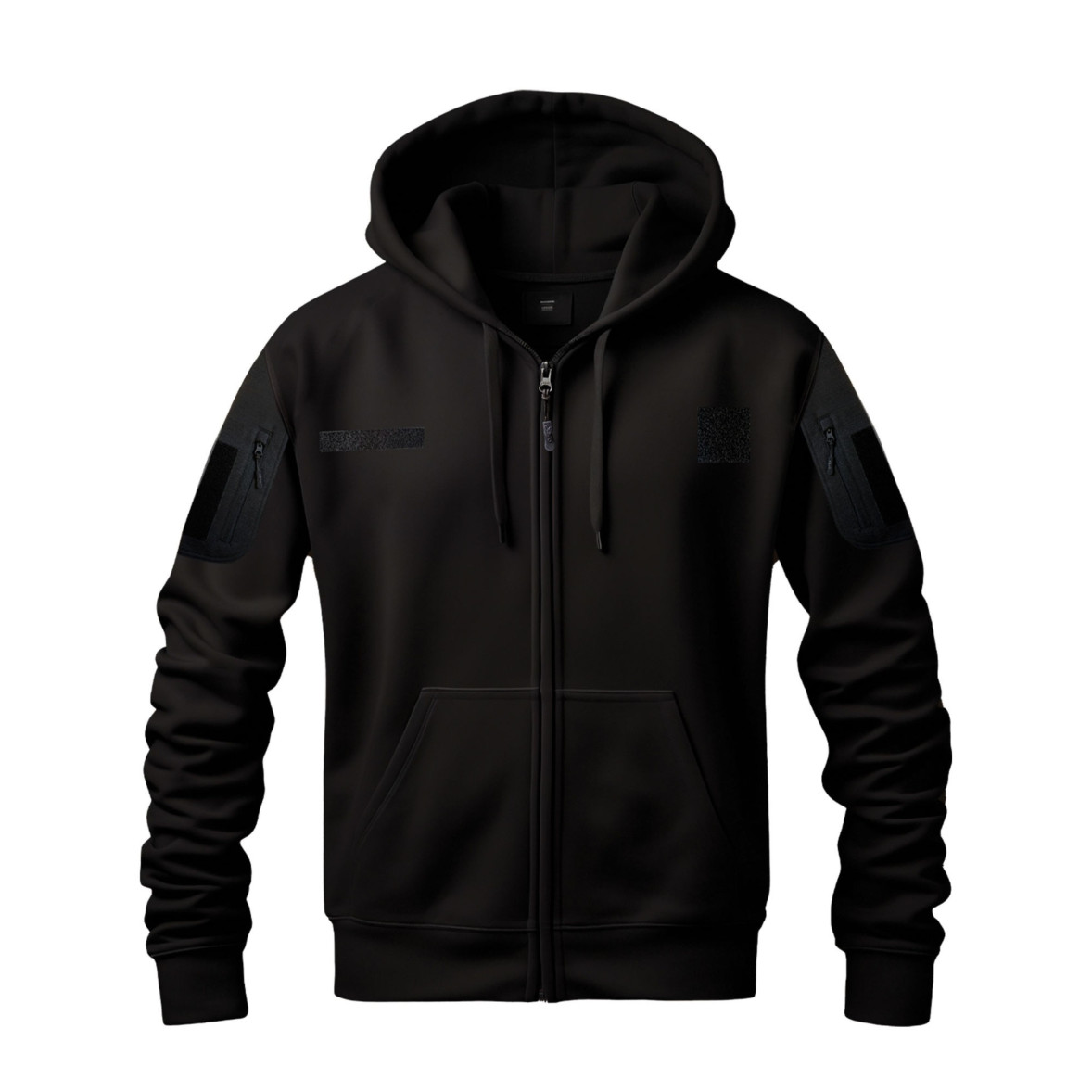 Felpa militare SPIDER nera con zip Patrol Equipement