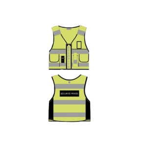 Chaleco Thor HV Seguridad Privada - Amarillo - VVS