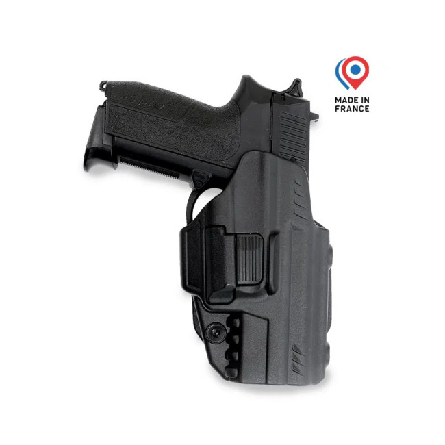 Ziviles Spritzguss-Holster mit Retention für Glock 17/19 - Schwarz - GK