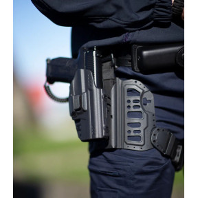 Funda civil inyectada con retención para Glock 17/19 - Negro - GK