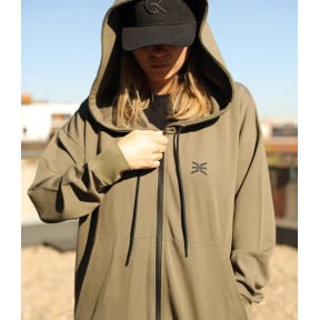 Sudadera con capucha Anonymous Undercover para mujer - Verde oliva - GK