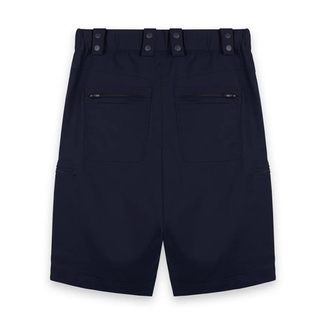 Neutrale Stretch bermuda - Marineblauw - GK