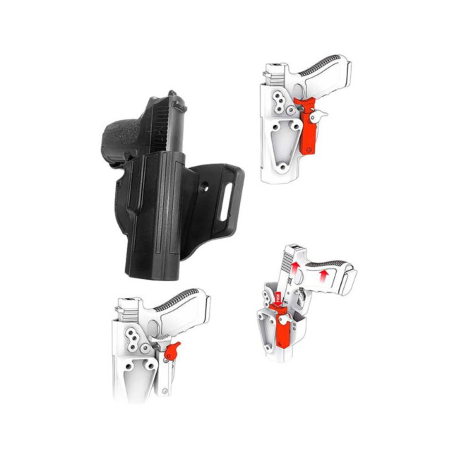 Holster double rétention EB10 pour Glock 17,19 et 26 - King Cobra