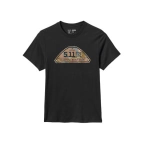 T-Shirt Camo Crest Schwarz - 5.11 Tactical
