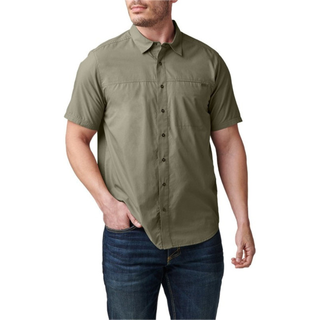 Camicia a manica corta wyatt (mc-h) - Verde salvia - 5.11 Tactical