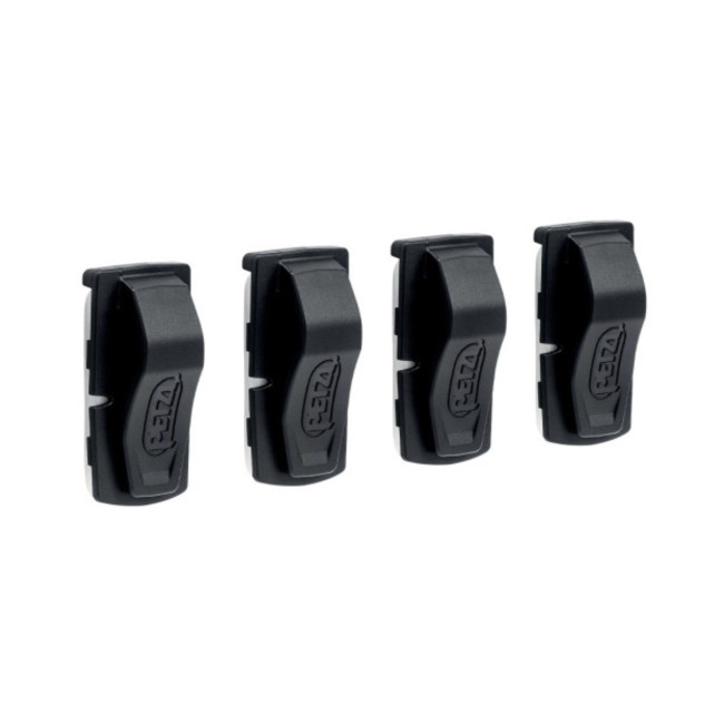 Clips de fijación adhesivos para montaje en casco de linterna frontal Aria o Swift RL - Negro - Petzl