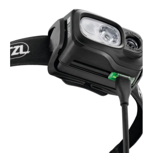 Hoofdlamp Swift RL - wit en rood licht - 700 lumen - Zwart - Petzl