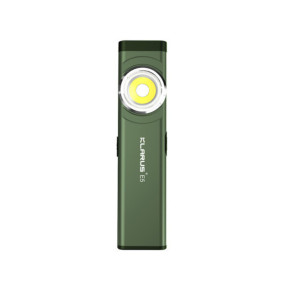 Oplaadbare lamp met dubbele lichtbron E5 - 600 lumen - Olijfgroen - Klarus