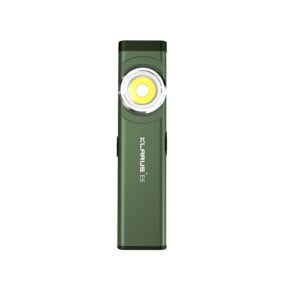 Lanterna recarregável de dupla fonte de luz E5 (600 lumens) - Verde Oliva - Klarus