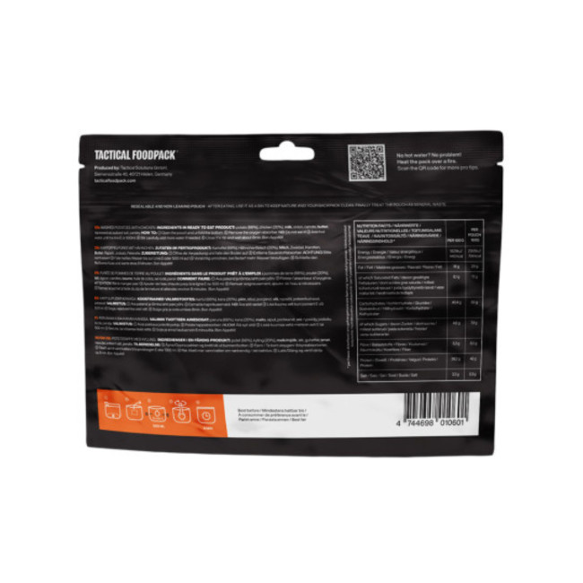 Ración máxima de supervivencia - Pollo y puré de patatas - Tactical Foodpack