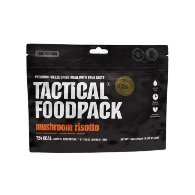 Refeição de sobrevivência Maxi - Risoto de cogumelos - Tactical Foodpack