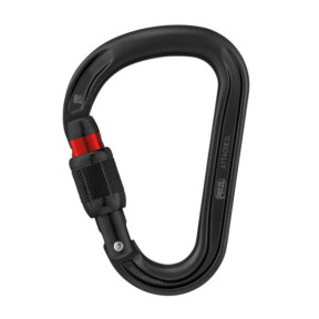 Mosquetón Attache con cierre Screw-Lock® - Negro - Petzl