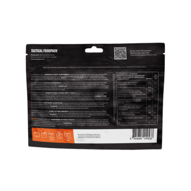 Razione di sopravvivenza - Lenticchie stroganoff - Tactical Foodpack