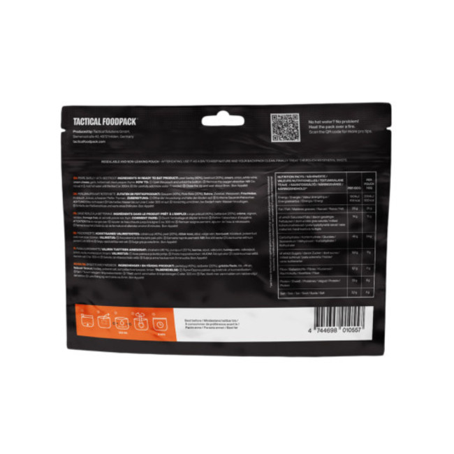 Überlebensration - Perlgraupen mit Rote Bete - Tactical Foodpack