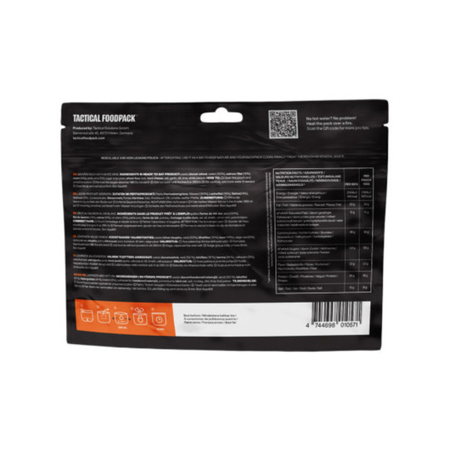 Razione di sopravvivenza - Pasta al salmone e vino bianco - Tactical Foodpack