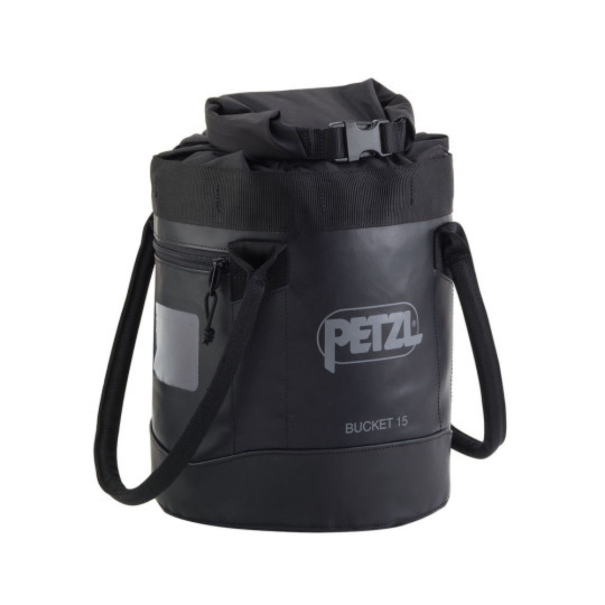 Sac PETZL Bucket 15L Autoportant TPU Rouge/noir, Neuf (S001BA00)