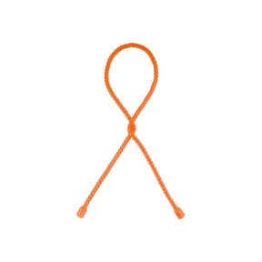 18'' gear twist - orange en pack de 2 - Highlander