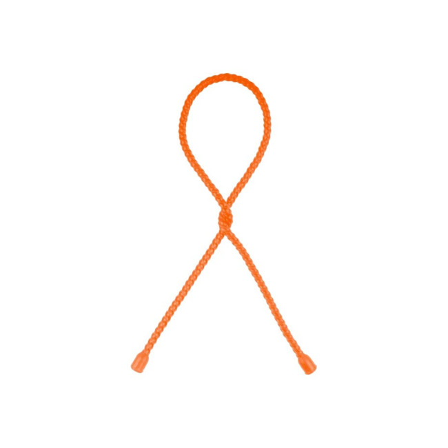 Lote de 2 atilhos torcidos em silicone 15,2cm - Laranja - Highlander Outdoor