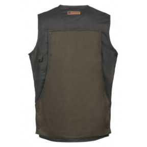 Gilet de chasse Tradition avec logo brodé - Kaki - Percussion