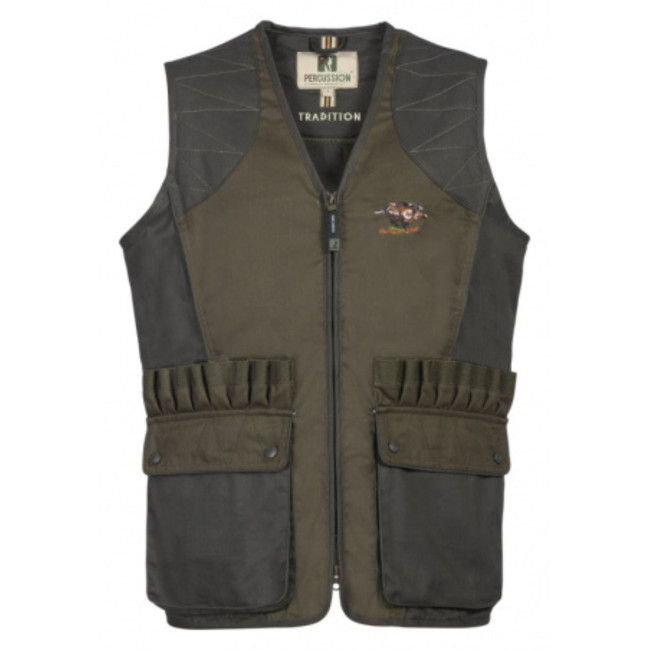 Jagervest Tradition met geborduurd zwijn - Percussion