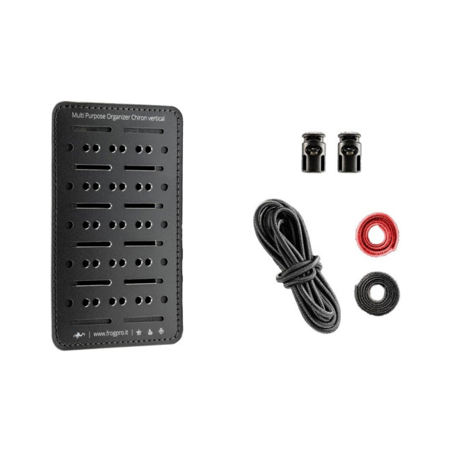 Panneau organisateur vertical polyvalent chiron noir/rouge - FrogPro