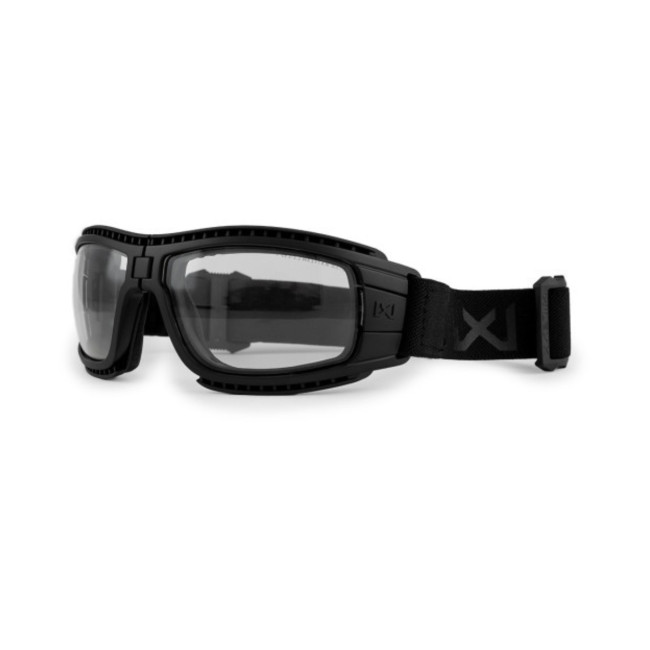 Maschera di protezione balistica Lynx (kit 2 lenti Grigio/Incolore) - Nero - Wiley X